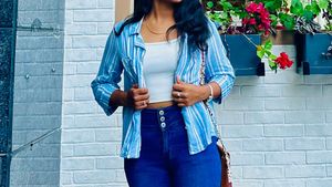 Combo Of Causal Shirt And White Tank Top