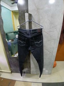 Black Straight Leg Jeans