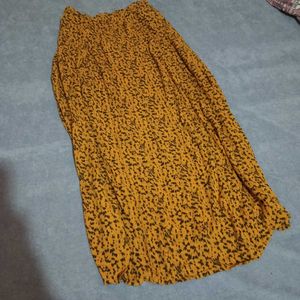 Animal Print Maxi Skirt