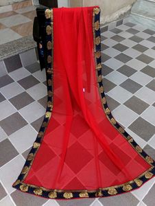 🔴 Red Saree