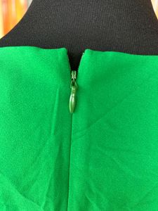 Green/black Shift Dress