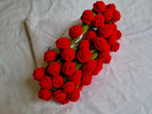 Crochet Rose Bouquet Blanket 💐🌹