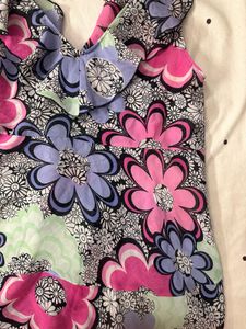 Floral Ruffle Tank Top