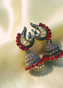 Pack Of 2 Peacock Earrings