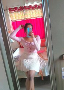Cute Beige Skirt &amp; Top Both