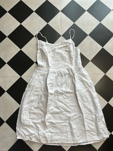 Eyelet Sundress: White dress