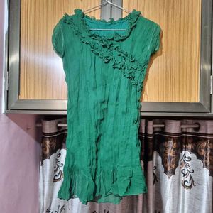 Green  Stretchable Top