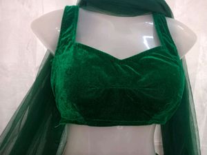 Green Lahenga Choli