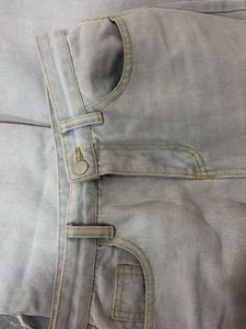 Distressed Light Wash Denim Jeans