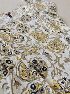 "Ishin" Brand Kurta And Palazzo Set With Dupatta