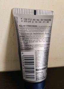 Nivea Men Used Face Wash