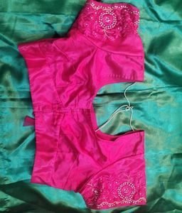 Pink Embroidered Blouse