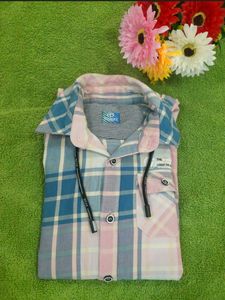 Plaid Hoodie Shirt