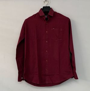 Tommy Hilfiger Plain Cotton Shirt
