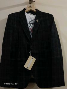 Stylish Checked Blazer