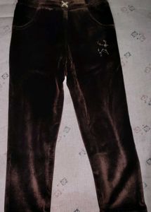 Brown Velvet Pants