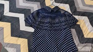 Polka Dot Off-Shoulder Top