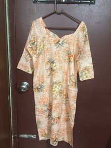 Floral Print Kurta