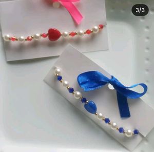 Heart Bead Bracelets