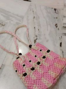 Elegant Crochet Handbag