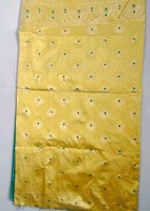 A Beautiful Silk Saree With Readymade Blouse