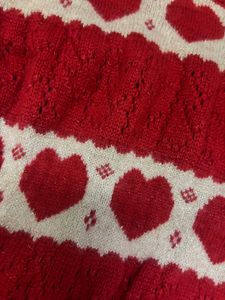 Red Heart Knit Sweater