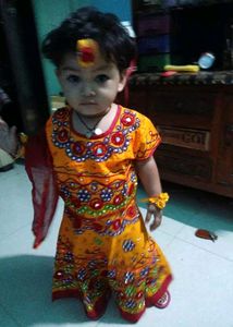 Baby Radharani Dress Or Rajasthani Dres