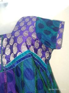 Festive Anarkali / Large-xl/georgette+dupatta