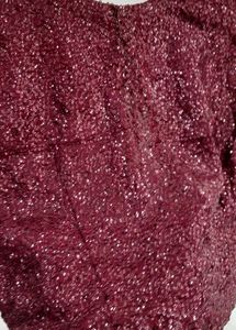 Maroon Lehanga Blouse♥️