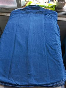 A Full Sleeve  Jeans Shirt  Used In All Occas