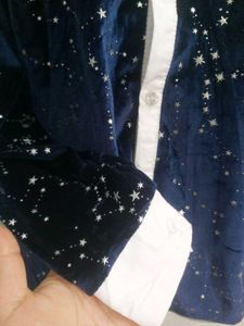 Velvet Blue Tops