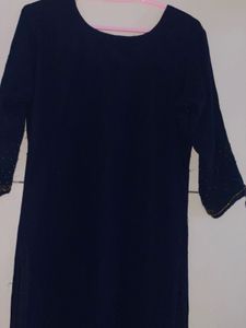 Elegant Navy Blue Dress