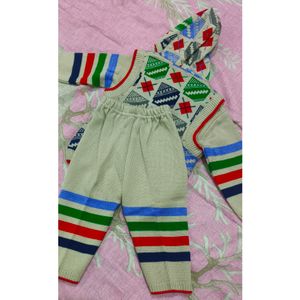 Cute Woolen Baby Boy Dress