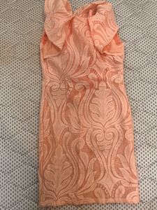 Peach Lace Dress