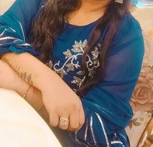 Beautiful Heavy Work Suit Blue Colour