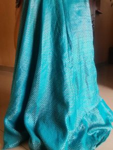 Beautiful Blue And Grey Skirt