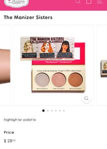 THE BALM HIGHLIGHTER PALLETTE