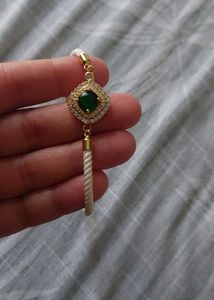 Emerald Charm Bracelet