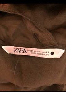 zara olive green top