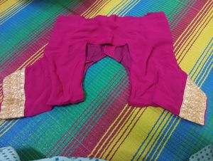 Elegant Pink Embroidered Saree