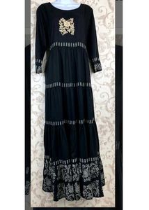 Black Long Gown