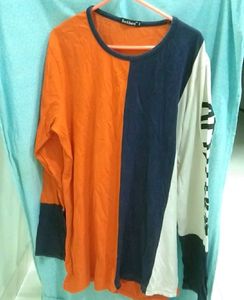 Color Block Long Sleeve Tee
