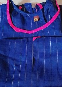 Girs Kurti Blue Colour