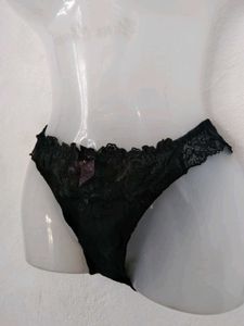 Lace Detail Thong