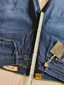 Men Blue Jeans Slim Ankle Fit Skinny Size 32