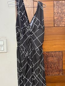 Black &amp; White Maxi Dress