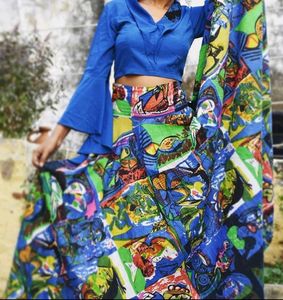 Multicolor Skirt &amp; Top