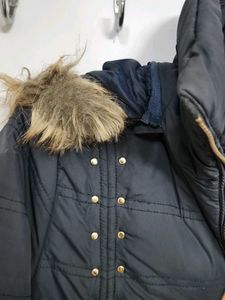 Navy Blue Padded Jacket