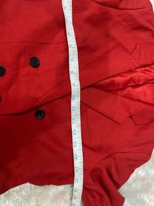 sleem feet Orange Blazer - Stylish &amp; Chic coat