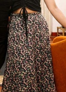 Floral Midi Skirt